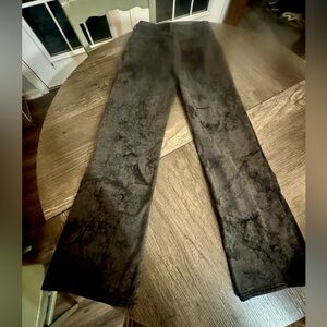 Stylish Black & Gray Wide Leg Pants -Size 3 NWOT